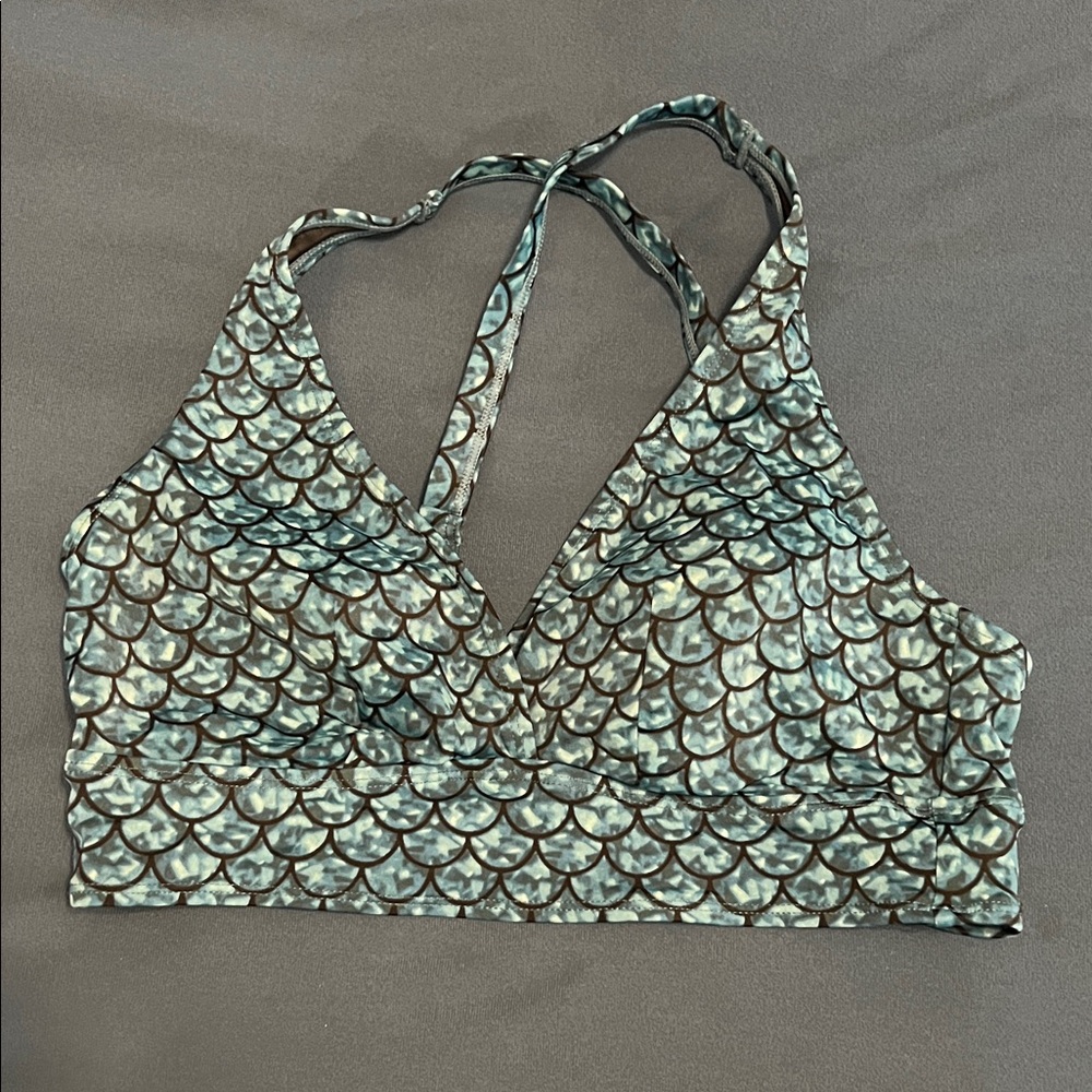 Torrid Mermaid Scale High-Waisted swim top